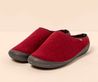 HOME NA66 RED WOOL SLIPPERS