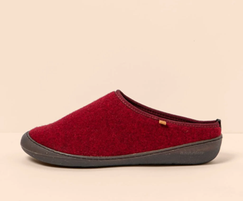 HOME NA66 RED WOOL SLIPPERS