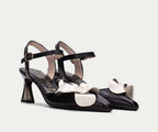 DALIA HV232705 BLACK & WHITE HEELED SANDAL