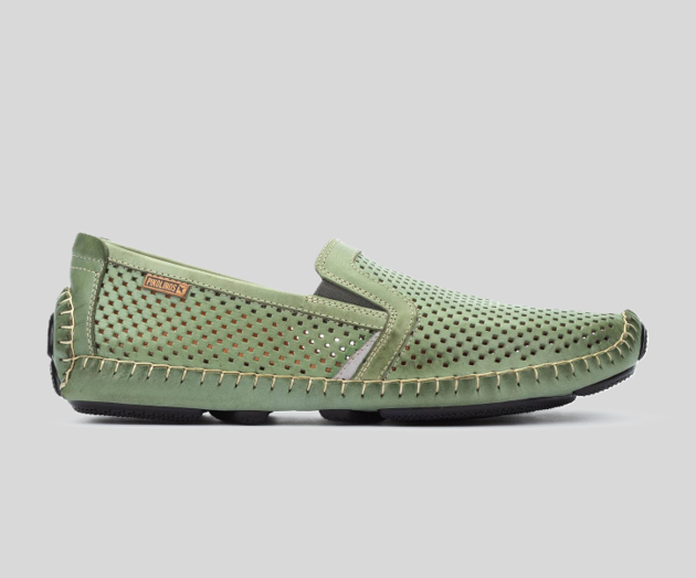 PIKOLINOS SAMPLE - JEREZ 09Z-3100 MEN'S MINT GREEN MOCCASIN