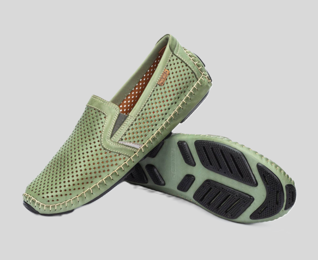 PIKOLINOS SAMPLE - JEREZ 09Z-3100 MEN'S MINT GREEN MOCCASIN