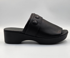 KIMBOW BLACK WEDGE SLIDE
