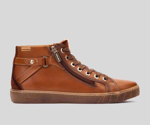 LANZAROTE W7B-8868 BROWN LEATHER BOOT
