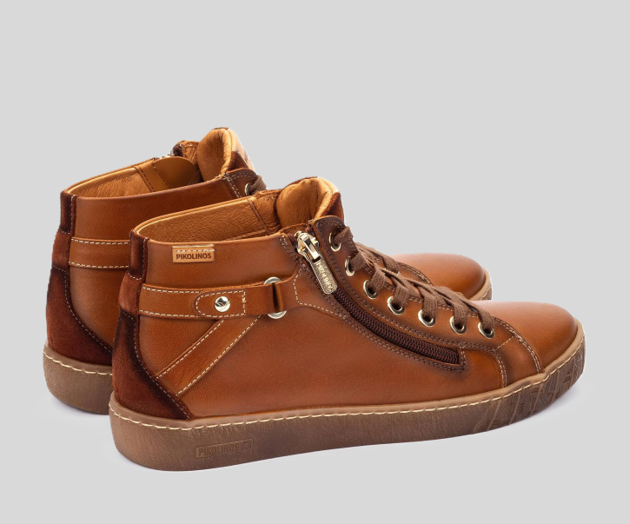 LANZAROTE W7B-8868 BROWN LEATHER BOOT