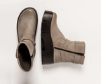 LEEDS 1767 TAUPE LEATHER BOOTS