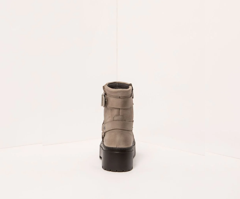 LEEDS 1767 TAUPE LEATHER BOOTS
