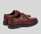 LINARES M8U-4162 MEN'S BROWN LEATHER DRESS SHOE
