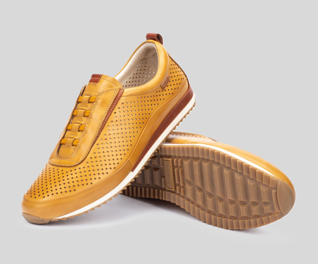 LIVERPOOL M2A-6552 HONEY LEATHER SNEAKER