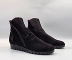 LOMAGE PURPLE COWHIDE ANKLE BOOT
