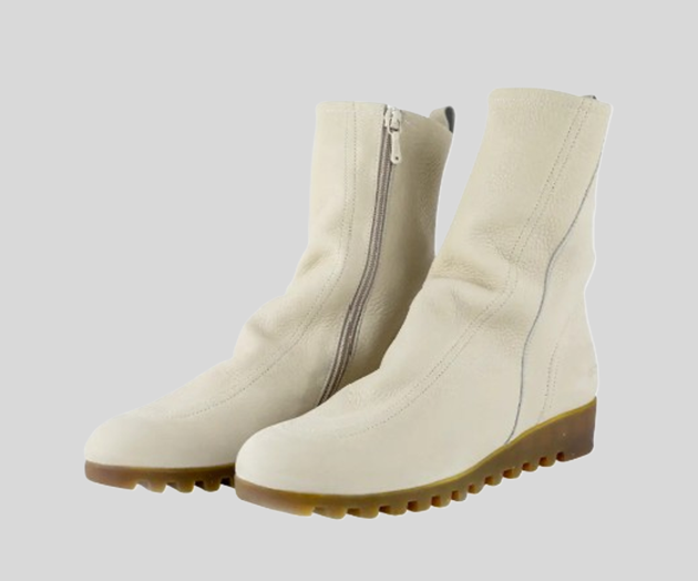 LOMMAY CREAM MID CALF BOOT