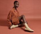 LOMMAY CREAM MID CALF BOOT