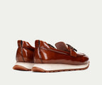 LOIRA HI243621 BROWN PATENT LEATHER LOAFER