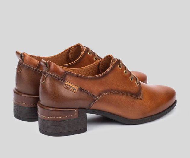 MALAGA W6W-5867 BROWN LEATHER BROGUES
