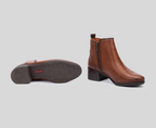 MALAGA W6W-8950 BROWN ANKLE BOOTS