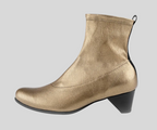 MARAJA GOLD ANKLE BOOTS