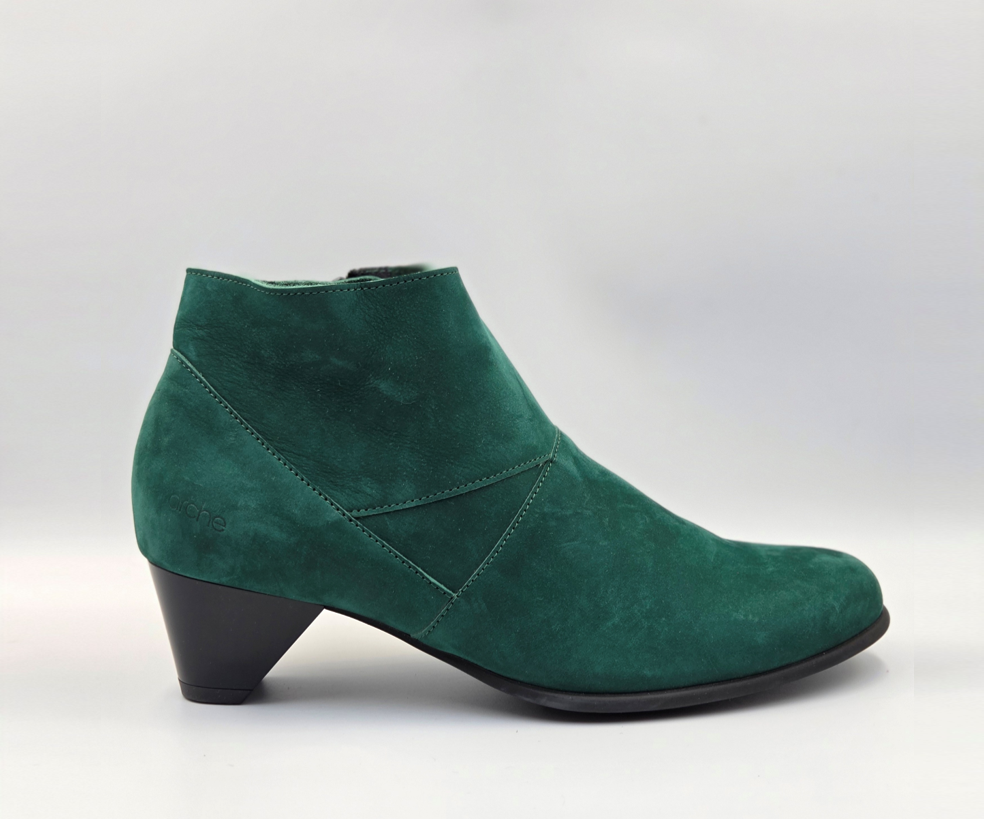 MARANE GREEN ANKLE BOOTS