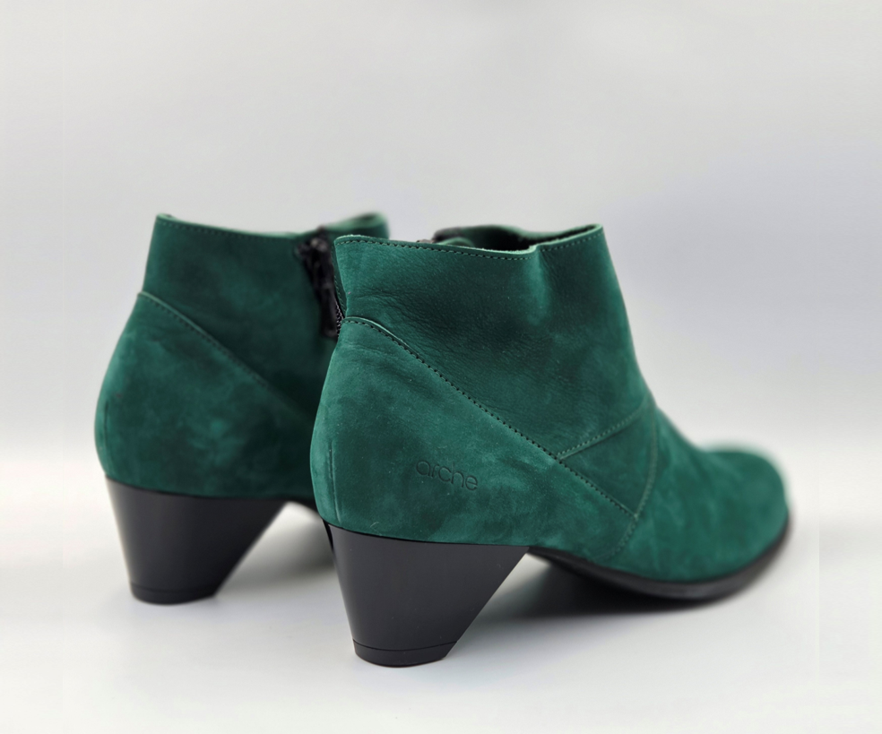 MARANE GREEN ANKLE BOOTS