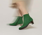 MARIZZ GREEN ANKLE BOOTS