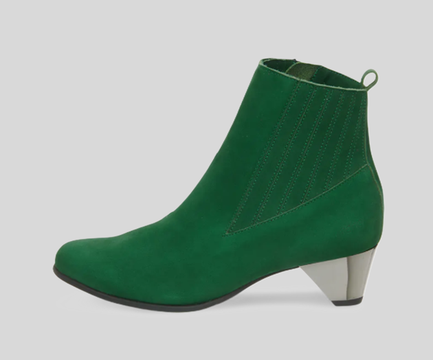 MARIZZ GREEN ANKLE BOOTS