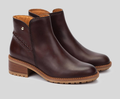 MEDINA W0D-8871 DARK BROWN ANKLE BOOTS