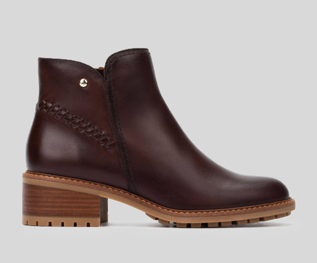 MEDINA W0D-8871 DARK BROWN ANKLE BOOTS