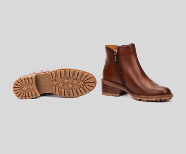 MEDINA W0D-8871 BROWN ANKLE BOOTS