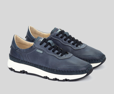 PIKOLINOS SAMPLE - MOLINOS M8B-6318 MEN'S NAVY LEATHER SNEAKER