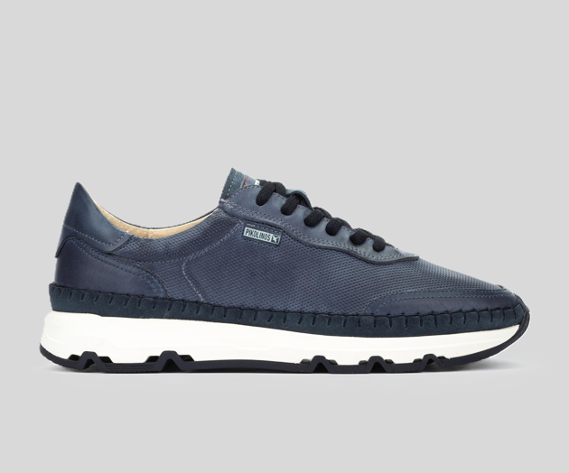 PIKOLINOS SAMPLE - MOLINOS M8B-6318 MEN'S NAVY LEATHER SNEAKER