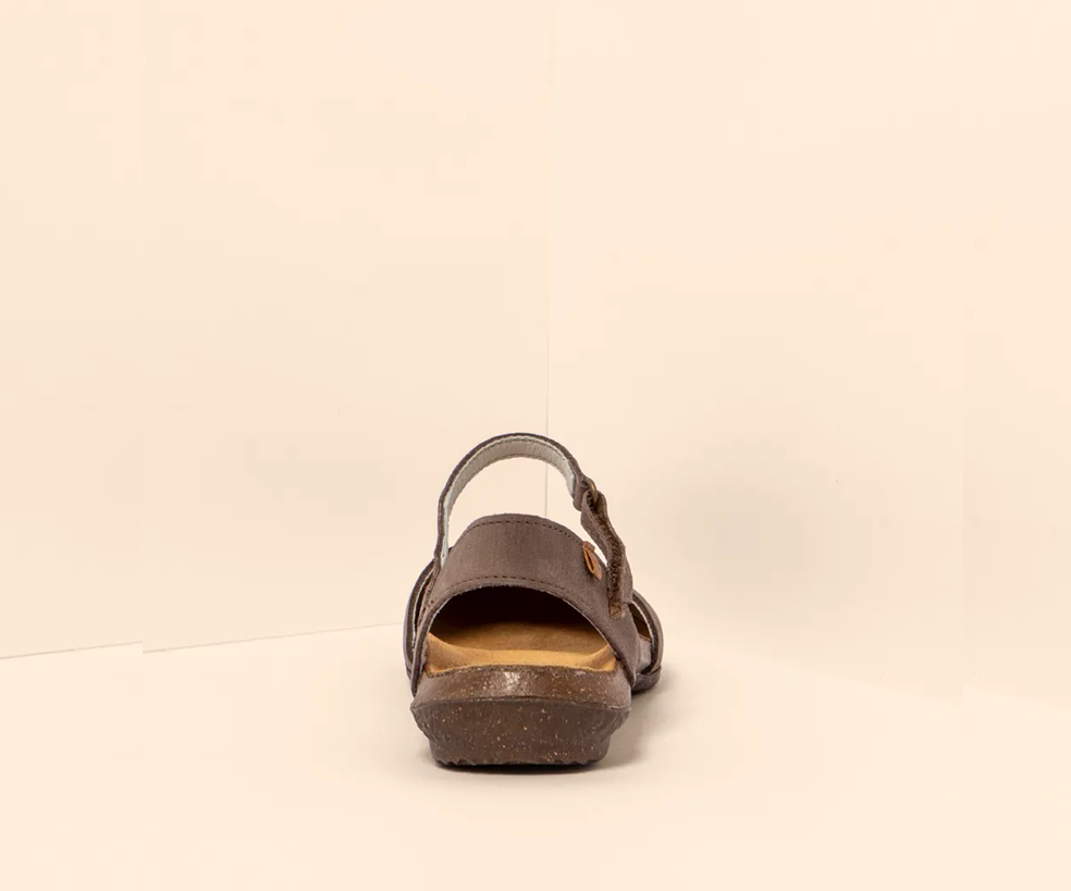 WAKATAUA N412 BROWN LEATHER SANDALS