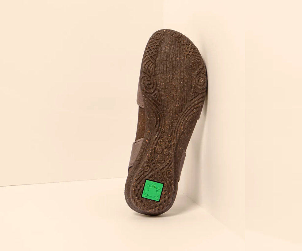 WAKATAUA N412 BROWN LEATHER SANDALS