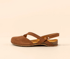 PANGLAO N5813 BROWN LEATHER SANDALS
