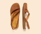 PANGLAO N5813 BROWN LEATHER SANDALS