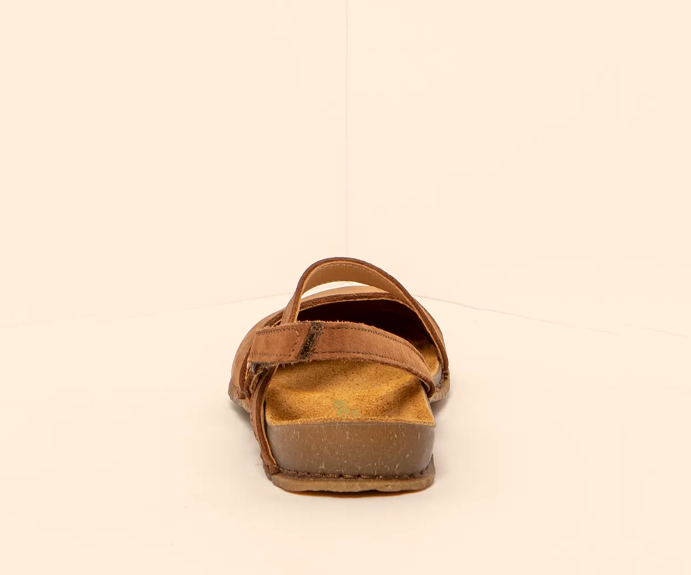 PANGLAO N5813 BROWN LEATHER SANDALS