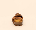 PANGLAO N5813 BROWN LEATHER SANDALS