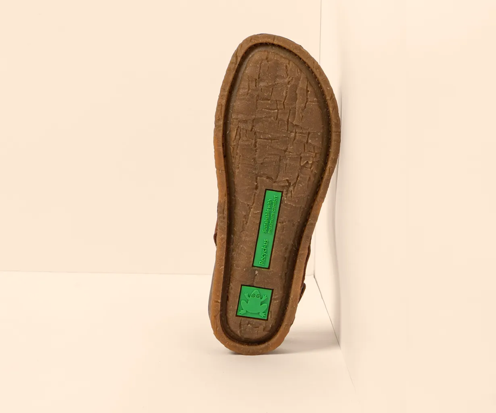 PANGLAO N5813 BROWN LEATHER SANDALS