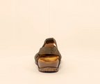 TABERNAS N5862 KHAKI LEATHER SANDALS