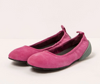 NANTES 1740 PINK NUBUCK BALLERINA
