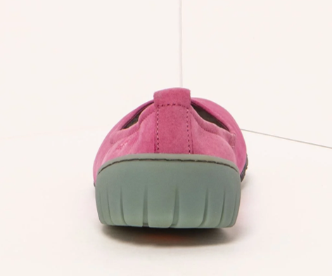 NANTES 1740 PINK NUBUCK BALLERINA