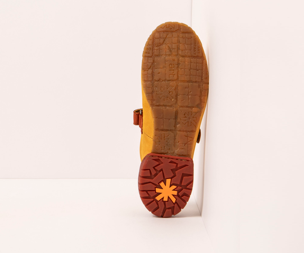 NANTES 1941 YELLOW NUBUCK MARY JANE