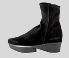 NAOWOO BLACK MID CALF BOOT