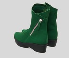 NAOZZI GREEN MID CALF BOOT
