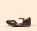 STELLA ND54 BLACK LEATHER SANDALS