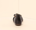 STELLA ND54 BLACK LEATHER SANDALS