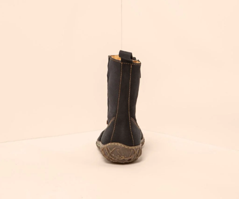 NIDO N722 BLACK LEATHER ANKLE BOOT