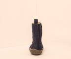 NIDO N722 NAVY BLUE LEATHER ANKLE BOOT