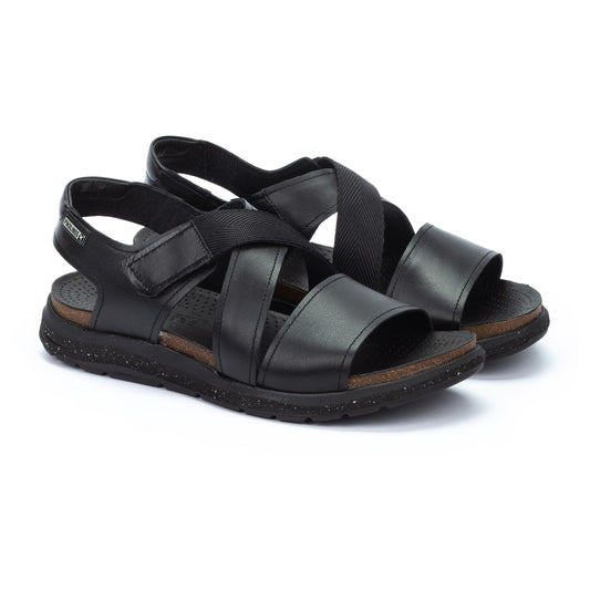 PIKOLINOS SAMPLE - NIJAR M0B-0125 MEN'S BLACK LEATHER SANDAL