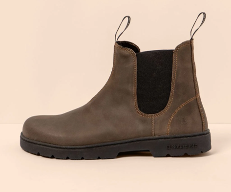 NOMADA N5262 KHAKI LEATHER ANKLE BOOTS