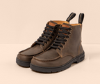 NOMADA N5263 BROWN LEATHER LACEUP BOOTS