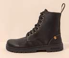 NOMADA N5264 BLACK LEATHER LACEUP BOOTS
