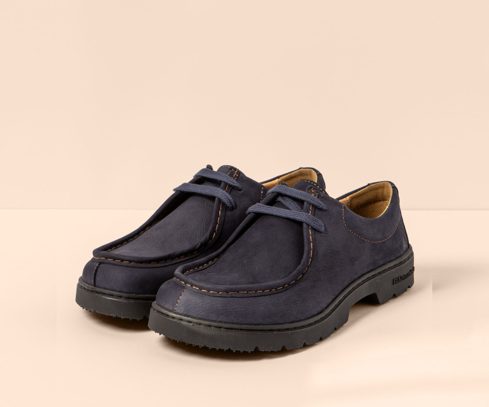 NOMADA N5264 NAVY LEATHER BROGUES